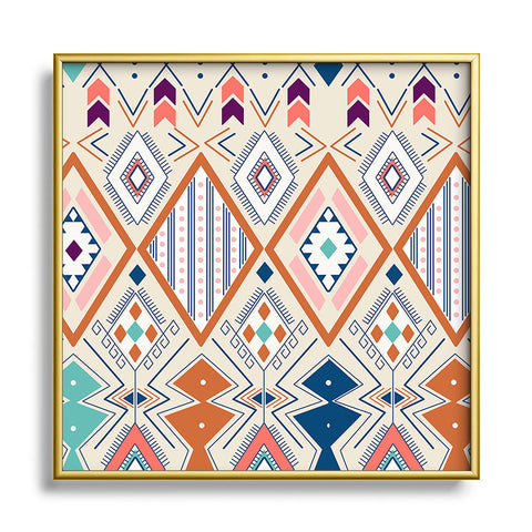 Marta Barragan Camarasa Nomad Dreams Square Metal Framed Art Print