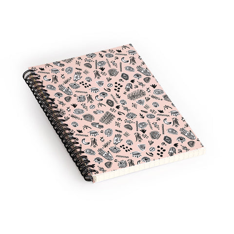 Marta Barragan Camarasa Nomad tribe Spiral Notebook