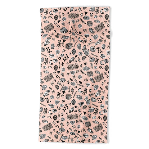 Marta Barragan Camarasa Nomad tribe Beach Towel