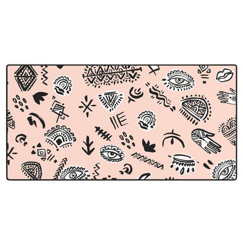Marta Barragan Camarasa Nomad tribe Desk Mat