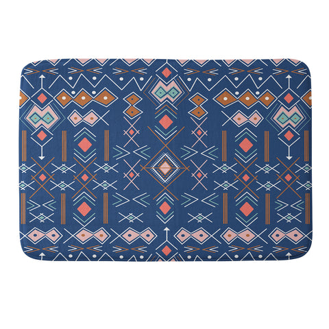 Marta Barragan Camarasa Nomadic tribal elements Memory Foam Bath Mat