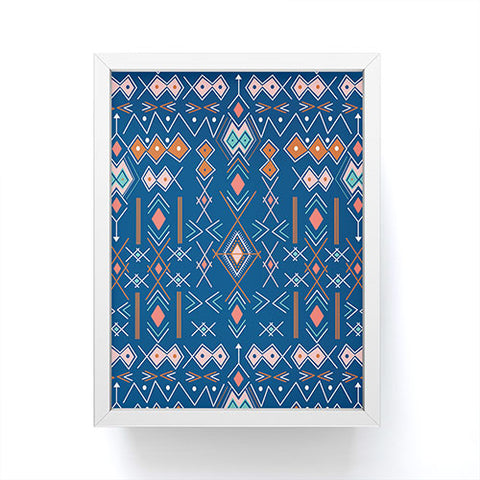 Marta Barragan Camarasa Nomadic tribal elements Framed Mini Art Print