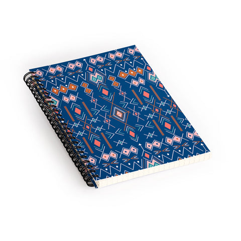 Marta Barragan Camarasa Nomadic tribal elements Spiral Notebook