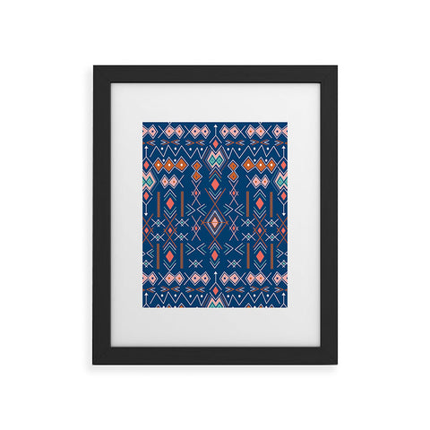 Marta Barragan Camarasa Nomadic tribal elements Framed Art Print