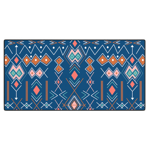 Marta Barragan Camarasa Nomadic tribal elements Desk Mat
