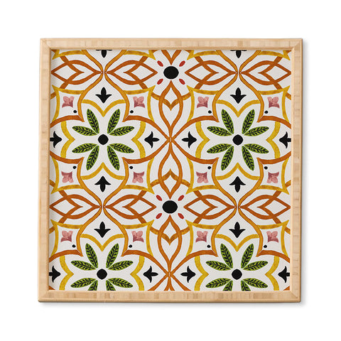 Marta Barragan Camarasa Obsession nature mosaics Framed Wall Art