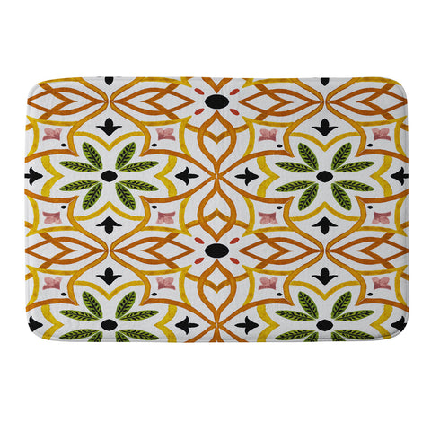 Marta Barragan Camarasa Obsession nature mosaics Memory Foam Bath Mat