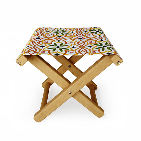 Marta Barragan Camarasa Obsession nature mosaics Folding Stool