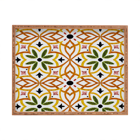 Marta Barragan Camarasa Obsession nature mosaics Rectangular Tray