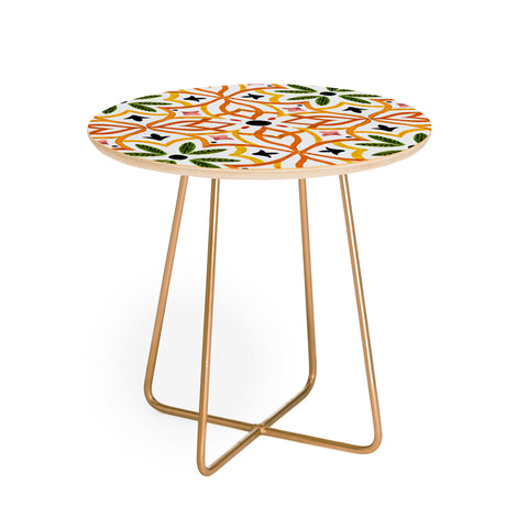Marta Barragan Camarasa Obsession nature mosaics Round Side Table