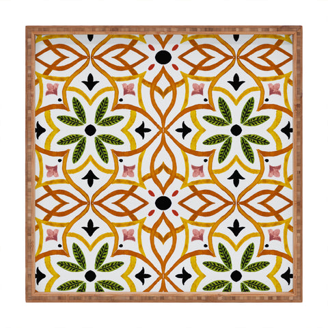 Marta Barragan Camarasa Obsession nature mosaics Square Tray