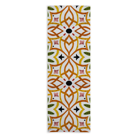 Marta Barragan Camarasa Obsession nature mosaics Yoga Towel