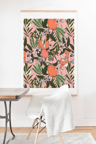 Marta Barragan Camarasa Olives in the orange flowers Art Print And Hanger