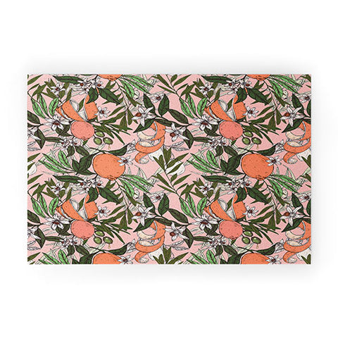 Marta Barragan Camarasa Olives in the orange flowers Welcome Mat