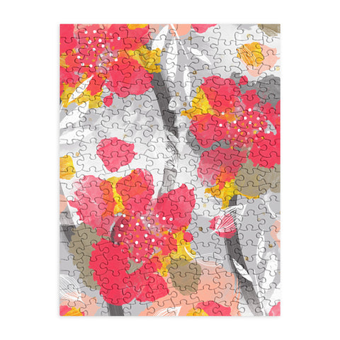 Marta Barragan Camarasa PAINT ABSTRACT FLOWERS Puzzle