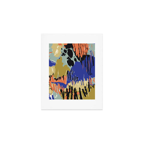 Marta Barragan Camarasa Paintbrush abstract colors 23 Art Print