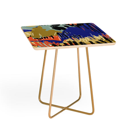 Marta Barragan Camarasa Paintbrush abstract colors 23 Side Table