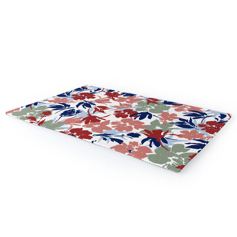 Marta Barragan Camarasa Paintbrush garden blooms Area Rug
