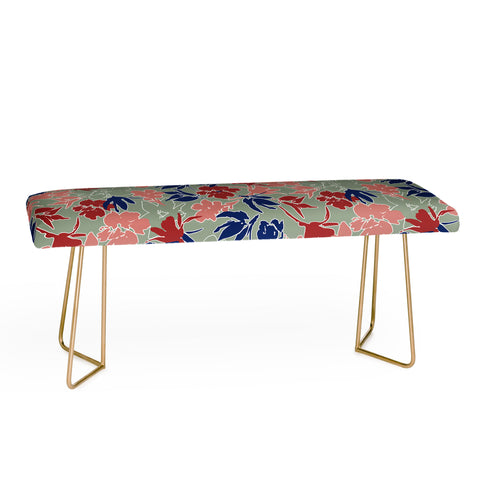 Marta Barragan Camarasa Paintbrush garden blooms C Bench