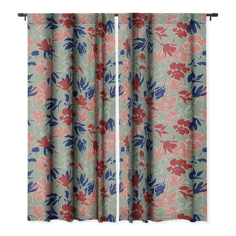 Marta Barragan Camarasa Paintbrush garden blooms C Blackout Non Repeat