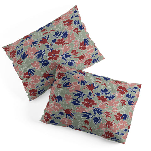 Marta Barragan Camarasa Paintbrush garden blooms C Pillow Shams