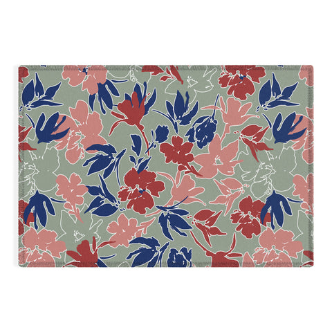 Marta Barragan Camarasa Paintbrush garden blooms C Outdoor Rug