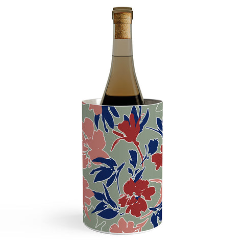 Marta Barragan Camarasa Paintbrush garden blooms C Wine Chiller