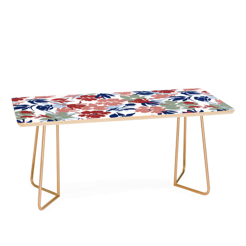 Marta Barragan Camarasa Paintbrush garden blooms Coffee Table