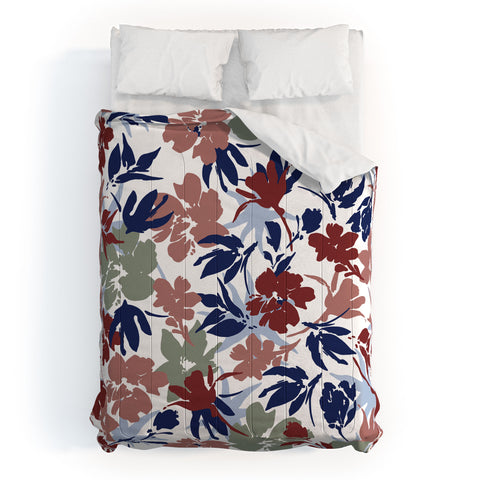 Marta Barragan Camarasa Paintbrush garden blooms Comforter