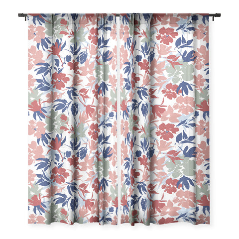 Marta Barragan Camarasa Paintbrush garden blooms Sheer Non Repeat