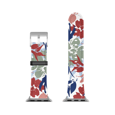 Marta Barragan Camarasa Paintbrush garden blooms Apple Watch Band