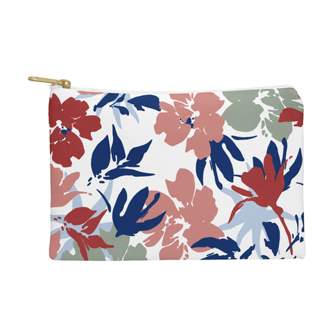 Marta Barragan Camarasa Paintbrush garden blooms Pouch