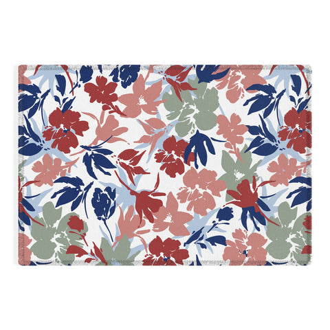Marta Barragan Camarasa Paintbrush garden blooms Outdoor Rug