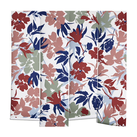 Marta Barragan Camarasa Paintbrush garden blooms Wall Mural