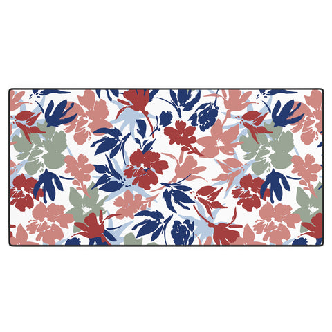Marta Barragan Camarasa Paintbrush garden blooms Desk Mat