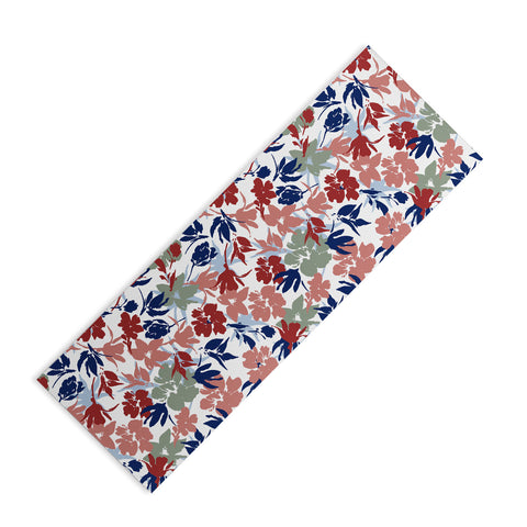 Marta Barragan Camarasa Paintbrush garden blooms Yoga Mat
