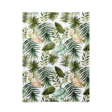 Marta Barragan Camarasa Painting watercolor leaves Poster