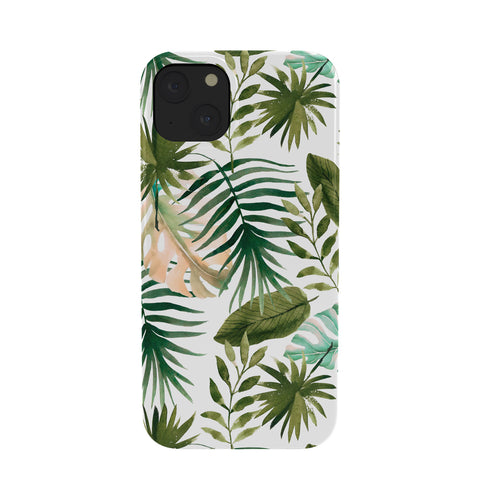Marta Barragan Camarasa Painting watercolor leaves Phone Case