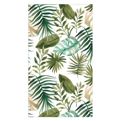 Marta Barragan Camarasa Painting watercolor leaves Tablecloth