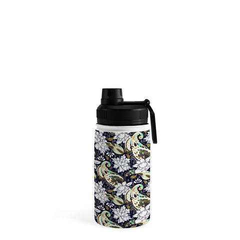Marta Barragan Camarasa Paisley Bloom Pattern Water Bottle