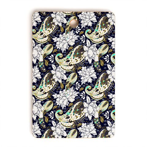 Marta Barragan Camarasa Paisley Bloom Pattern Cutting Board Rectangle