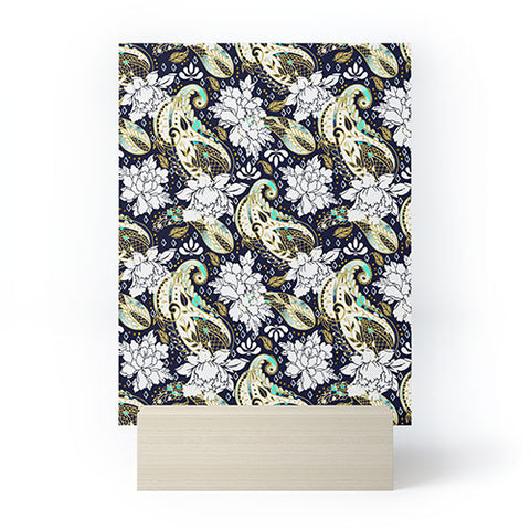 Marta Barragan Camarasa Paisley Bloom Pattern Mini Art Print