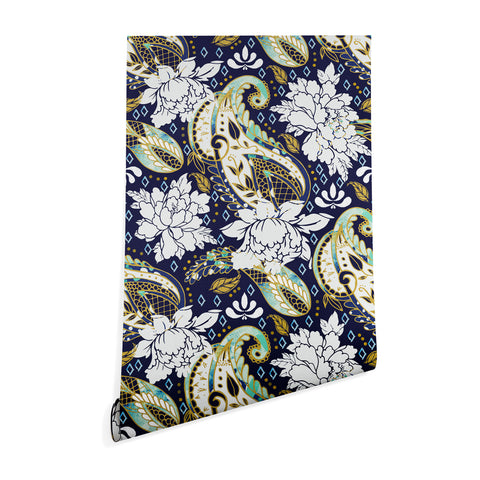 Marta Barragan Camarasa Paisley Bloom Pattern Wallpaper