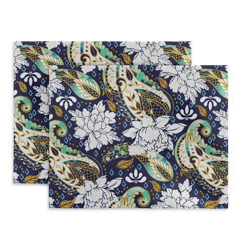 Marta Barragan Camarasa Paisley Bloom Pattern Placemat
