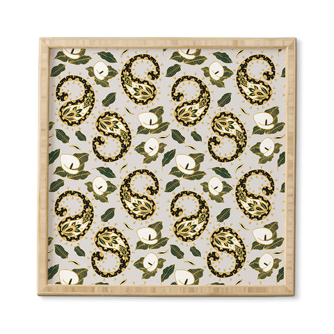 Marta Barragan Camarasa Paisley botanical obsessions Framed Wall Art