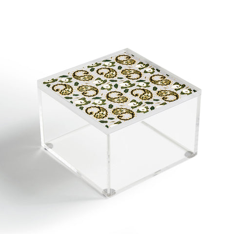 Marta Barragan Camarasa Paisley botanical obsessions Acrylic Box
