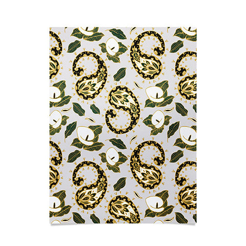 Marta Barragan Camarasa Paisley botanical obsessions Poster