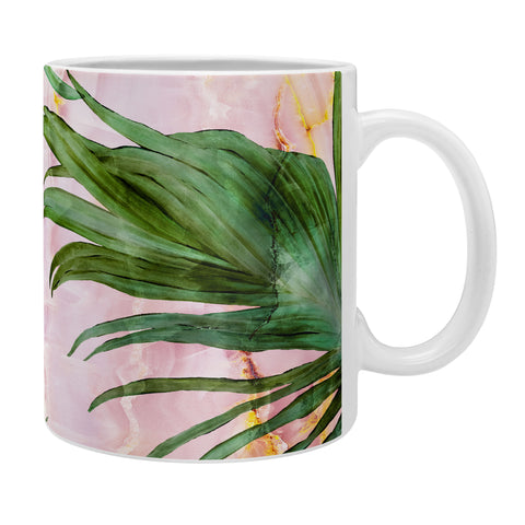 Marta Barragan Camarasa Palm leaf on marble 01 Coffee Mug
