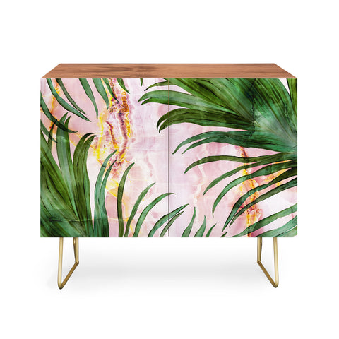 Marta Barragan Camarasa Palm leaf on marble 01 Credenza