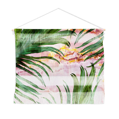 Marta Barragan Camarasa Palm leaf on marble 01 Wall Hanging Landscape